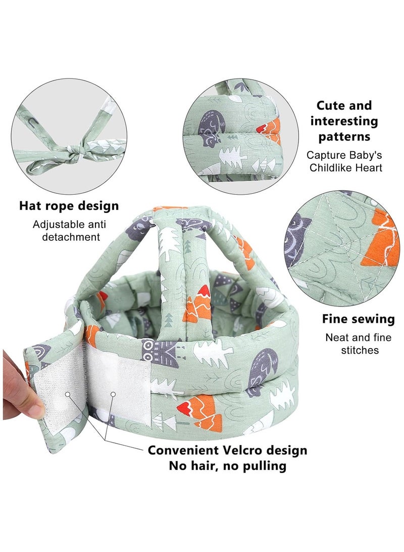 ممز بلانيت خوذة أمان لحمايه الرأس للأطفال ، مصنوعة القطن الصديق للبشرة، خفيفة الوزن وجيدة التهوية عمر 6 أشهر إلى 5 سنوات، هديه قيمه للأطفال - Image 3
